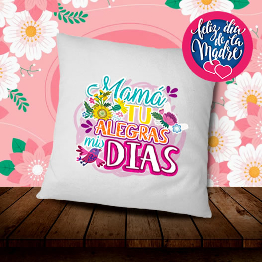 Pack de 5 Diseños para Cojines Día de las Madres – PNG, PDF y Mockups