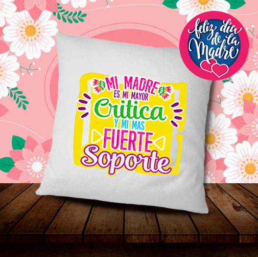 Pack de 5 Diseños para Cojines Día de las Madres – PNG, PDF y Mockups