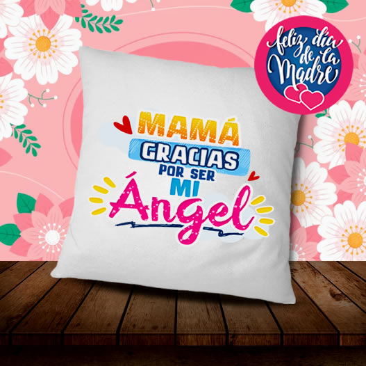 Pack de 5 Diseños para Cojines Día de las Madres – PNG, PDF y Mockups