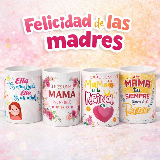 Plantillas para el Día de las Madres – Súper Pack de 50 Plantillas Editables para Sublimación