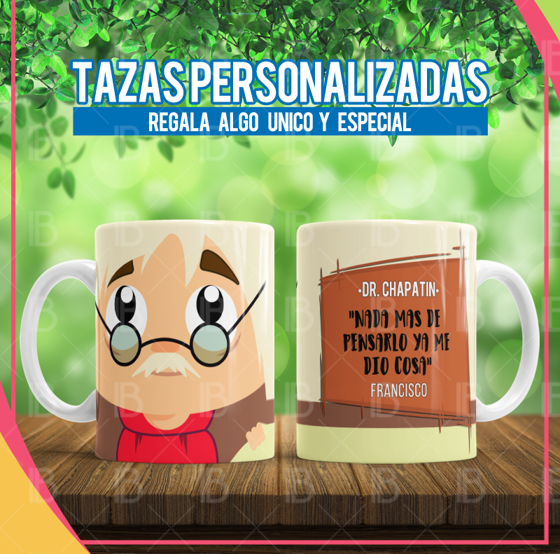 Plantillas La Vecindad – Pack de 19 Diseños para Tazas | PSD + JPG + Mockup