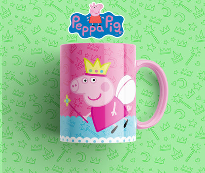 Pack de 10 Plantillas Cerdita para Tazas – Diseño Infantil para Sublimación